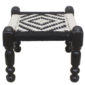 handmade  Settees Beige Black Hand-made SQUARE WOOD